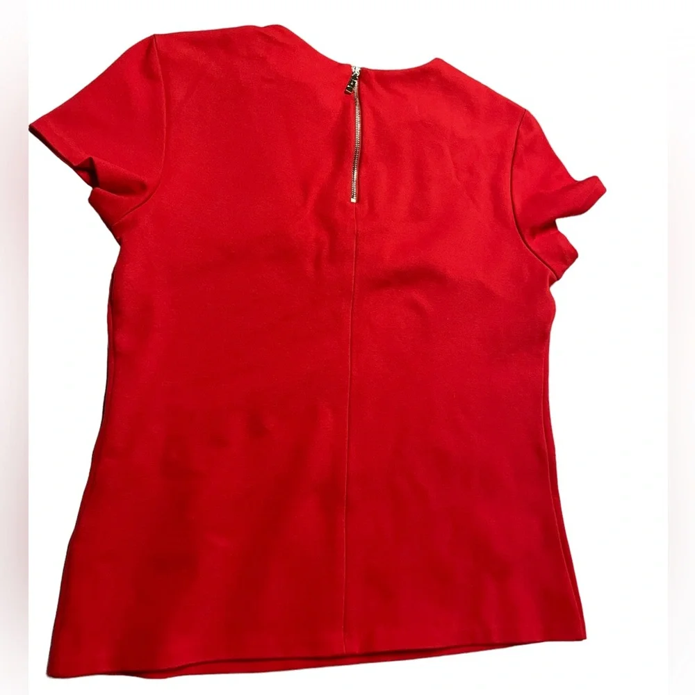 Ted Baker London Red Buisness Casual Dress Shirt Blouse Size XL - Picture 3 of 5